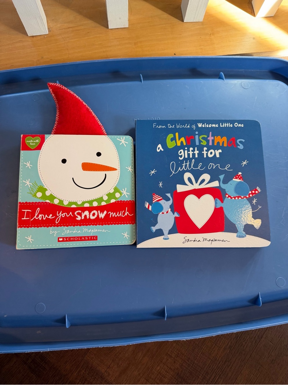 I love you snow much and  A Christmas Gift for little one By Sandra Magsamen